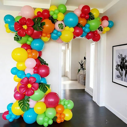 Lukiituke Tropical Balloon Arch Kit, Pool Party Decorations - Image 3