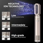6 in 1 Hair Dryer Brush 60000RPM Blow Dryer Brush Upgrade Multi Hair Styling Tools Powerful Blow Out Auto Wrap Curlers Hot Air Brush Curling Wand Straightener Volumizer (Champagne Silver)
