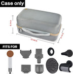 ANKHOH Case Holder Compatible with Dyson Supersonic Hair Dryer, Blow Dryer Storage Bag Fits for Dyson Supersonic Limited Gift Set Edition and Accessories(Box Only-Grey