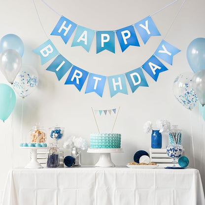Happy Birthday Banner Birthday Party Banner NO DIY Happy Birthday Sign | - Image 4
