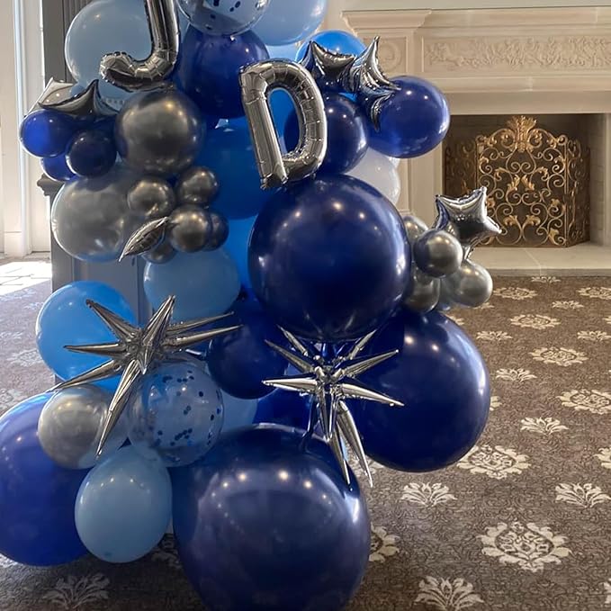 Silver Star Balloons, Small Silver Foil Star Balloon | Silver Star Balloons - Image 6