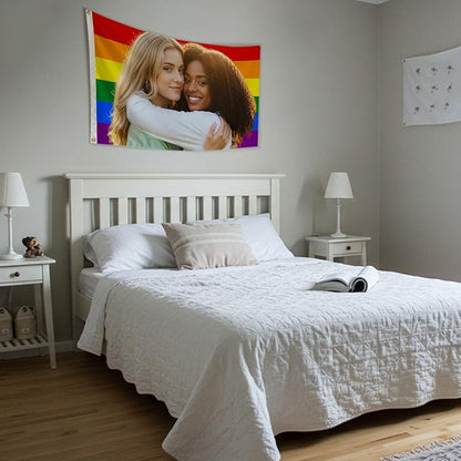 Nxwdwqa Custom Pride Bunting Flag 3X5 Ft Personalized Flags Design Your Image - Image 2