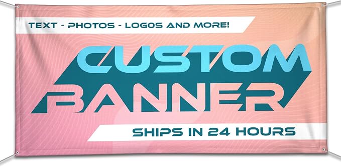 Custom Banner, Design Your Own Customized Banner Sign by Printbox+Merch