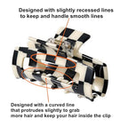 4Pcs Hair Claw Clips, Acetate Hair Banana Barrettes, French Butterfly Jaw Clips, Mermaid Color Crab Hairpin, Leopard Print Stylish Hair Accessories for Women Girls (4 Pcs)