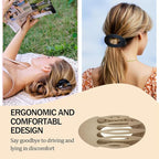 8 PCS Flat Hair Clips for Women, French Design Flat Hair Claw Clips, Strong Hold Matte Hair Barrettes for Women Thin Hair, Duck Billed Hair Clips for Daily Styling Christmas Gifts