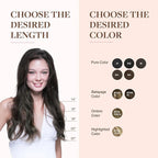 GOO GOO Clip in Hair Extensions Real Human Hair, Remy Human Hair Extensions Clip ins for Women, Natural Human Hair, 22inch 110g 7Pcs, 1C Mocha Brown