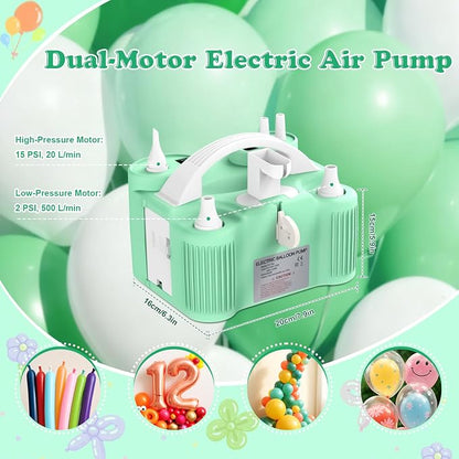 Electric Balloon Pump 4-in-1 Air Pump Portable Electric Balloon Blower Machine - Image 2