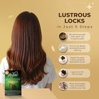 Reshma Beauty 30 Minute Henna Hair Color Infused with Organic Henna Lawsonia Inermis 100% Gray Coverage for Soft, Shiny Hair, Plant-Based Hair Dye—1.05 oz Pack of 1 (Chestnut)