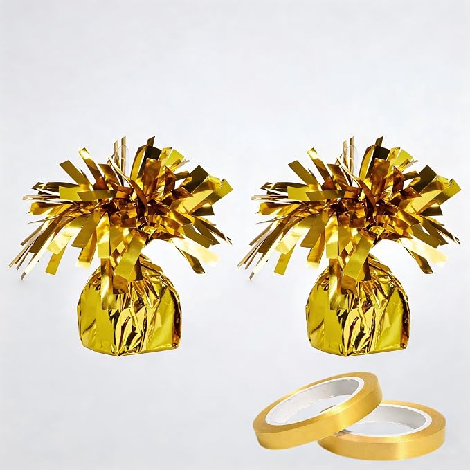 Balloon Weights Gold 2Pcs | Perfect by Unknown