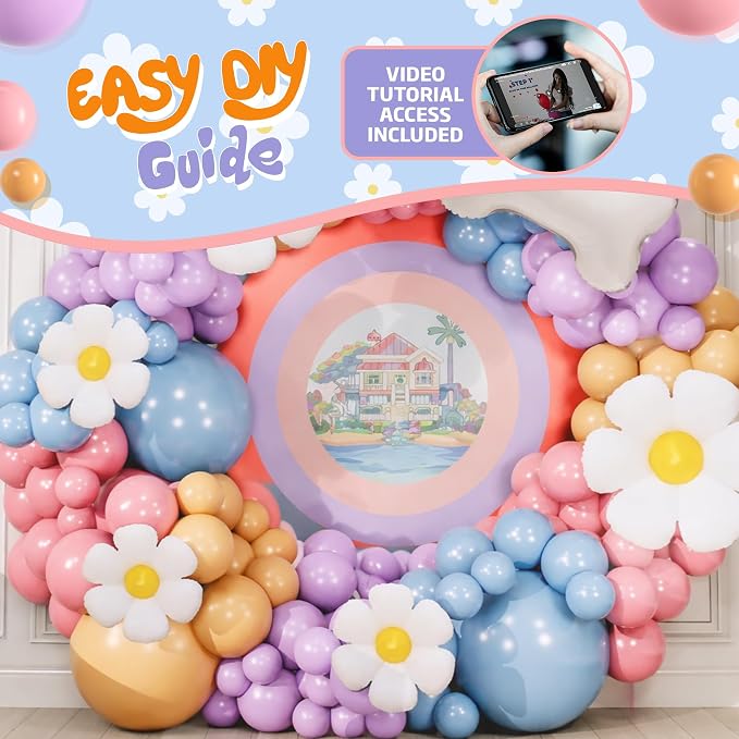 ALL-IN-1 Blue Balloon Arch Kit - Image 6