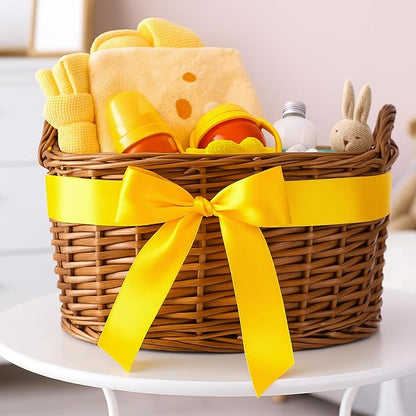 30Yards 1 1/2In Yellow Ribbon for Gift Wrapping Birthday Christmas Party | - Image 4