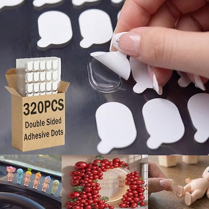 320Pcs Double Sided Adhesive Dots by Unknown