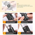 Magnetic Outer Filter Cover Compatible with Dyson Supersonic HD01 HD03 HD08 HD15 Hair Dryer Attachment, Hair Dryer Filter Cage Replacement Parts(Gray)