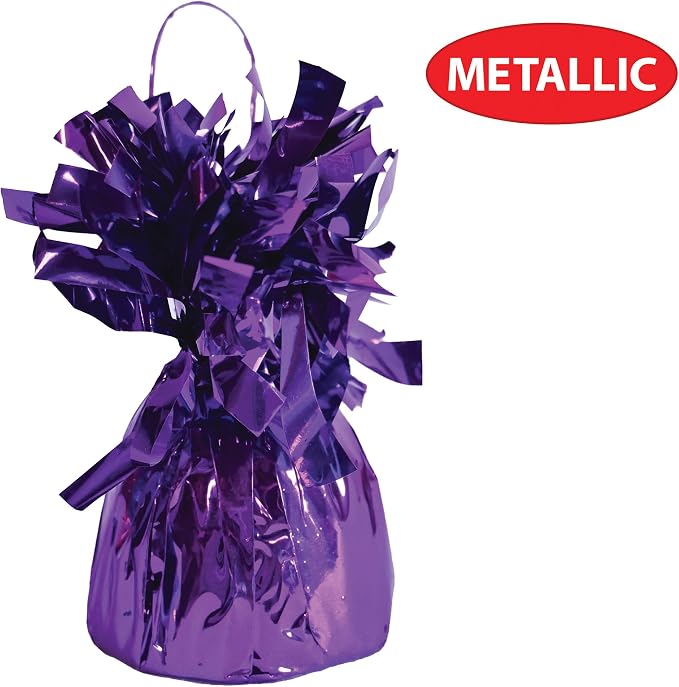 Beistle Mardi Gras Assortment Balloon Weights – 6 Green, 6 Gold, and 6 Purple - Image 5