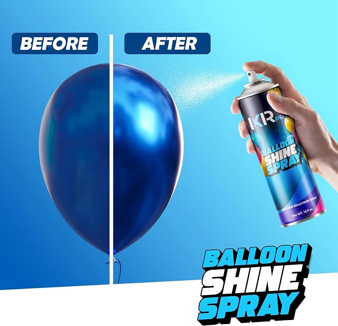 Balloon Shine Spray Set Instant High Shine Gloss - Image 3