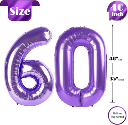 Purple 60 Balloon - Image 5