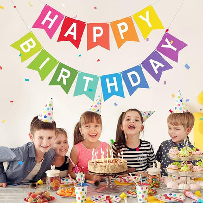 Happy Birthday Banner Birthday Party Banner NO DIY Happy Birthday Sign | - Image 5