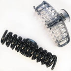 5.5 Inches Extra Large Hair Clips for Long Thick Hair Women’s Jumbo Hair Claw Clips 2 Counts in Set Hair Accessories (grey and black)
