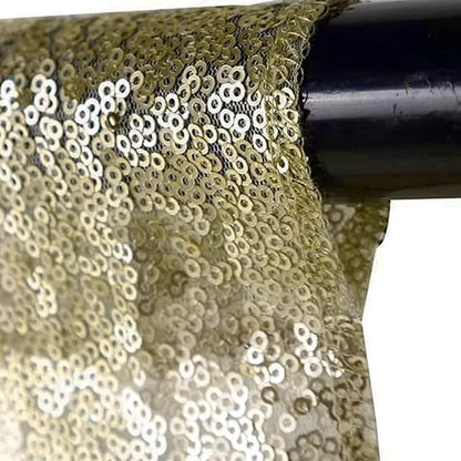 JYFLZQ Champagne Sequin Backdrop Curtains 2ft x 8ft 2 Panel Glitter Photo Booth - Image 7