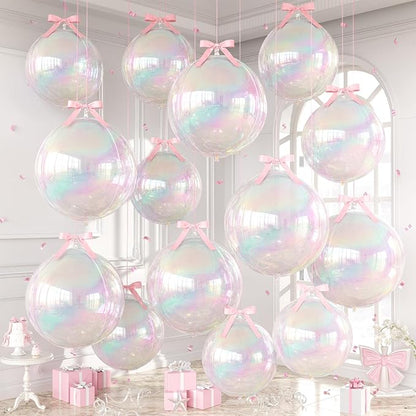 Iridescent Round Foil Balloons by Dagelar