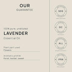 VINEVIDA Lavender 40/42 Essential Oil - Gallon Lavender 40/42 Oil Undiluted - Bulk Gallon Essential Oil for Soap Making Safe for Skin - DIY Candle Scents for Candlemaking Scents - 8 lbs