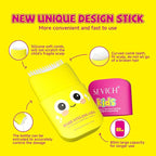 SEVICH Kids Hair Gel for Girls & Boys 80ml - Hair Finishing Stick Styling Gel for Kids, Plant-Based Formula with Comb Design, Frizz Control & Easy Wash (Cartoon Bottle)