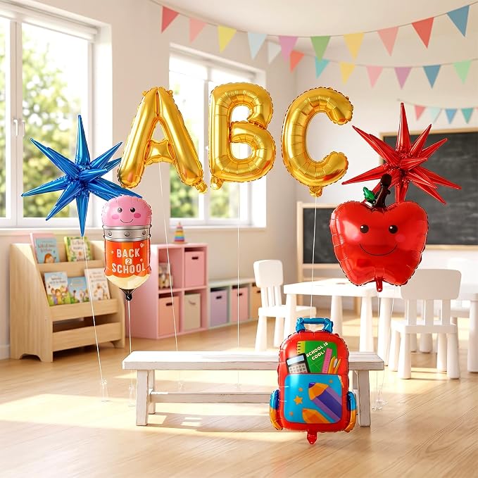 152Pcs Back to School Balloon Arch Kit Rainbow Garland - Image 4