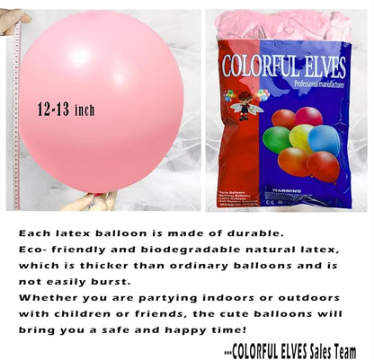 Latex Balloons 12 Inch 100 Pcs Helium Thicken Balloons Birthday Party - Image 2