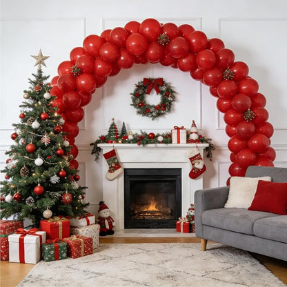 Red Balloon Birthday Party Balloons - Image 3