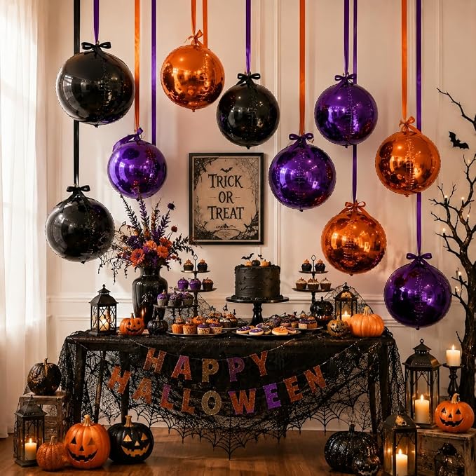 Halloween Round Foil Balloons - Image 6