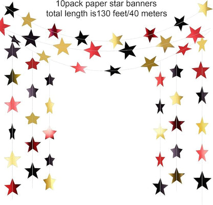 Patelai 130 ft Star Garland Banner Decor - Image 2