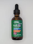 Clean Beauty Rosemary Hair Oil For Growth with Castor Oil Batana Oil Pumpkin Seed Oil Peppermint Oil Silica Biotin Collagen Keratin Saw Palmetto Horsetail Tea Tree Vit E Aloe Vera Jojoba (1 Pack)