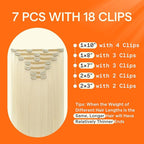 Full Shine Human Hair Extensions Clip ins Platinum Blonde Short Hair Extensions Real Human Hair Clip ins for A Bob Haircut for Diy 12 Inch 7 Pcs 95 G
