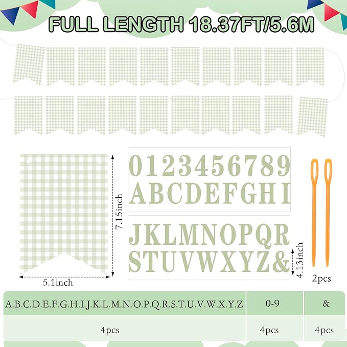 Mooliwe 171 Pcs DIY Custom Banner Kit Make Your Own Customizable Sign - Image 2