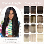 XDhair Balayage Human Hair Clip in Extensions 100g 6pcs 14 Inch Light Brown Mix Blonde Hair Extension Real Human Hair Clip ins Invisible Hair Extension(14”, 3/8/22)