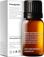 Gya Labs Fenugreek Essential Oil - 0.34 Fl Oz - for Hair, Skin, Diffuser, Aromatherapy & DIY Candle Making Scent