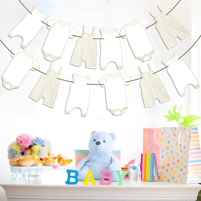 Neutral Baby Shower Bunting - Image 4