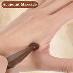 3 PCS Wooden Scalp Massager Comb Sandalwood Acupoint Massage Pen Wide Tooth Combs Hand Held Neck Foot Leg Meridian Scalp Massage Tool Wooden Acupressure Stick for Body Relaxation Head
