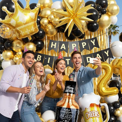21st Birthday Decorations for Him 150pcs - Image 4