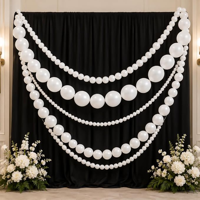 White Linking Balloons - Image 6