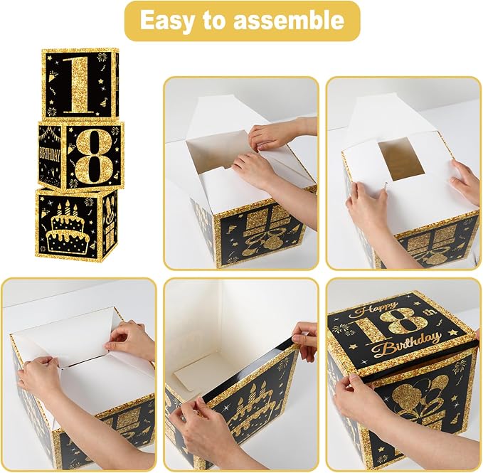 DataMoon 18th Birthday Decorations Boxes - Image 5