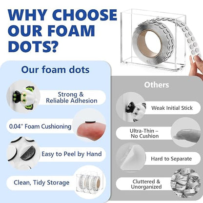 400 PCS 1mm Double Sided Foam Dots - Image 4