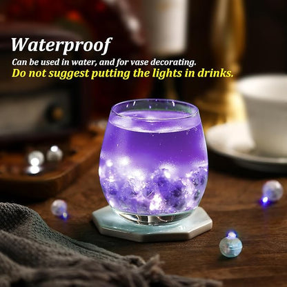 ZGWJ 100PCs Purple Balloon Lights Mini, Battery Powered, Long Standby Time - Image 4