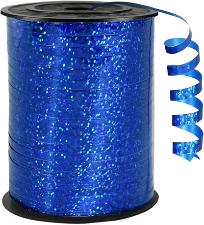 500 Yards Blue PVC Curling Ribbon, 5mm Width, Crafts and Celebrations by WFAUIBR