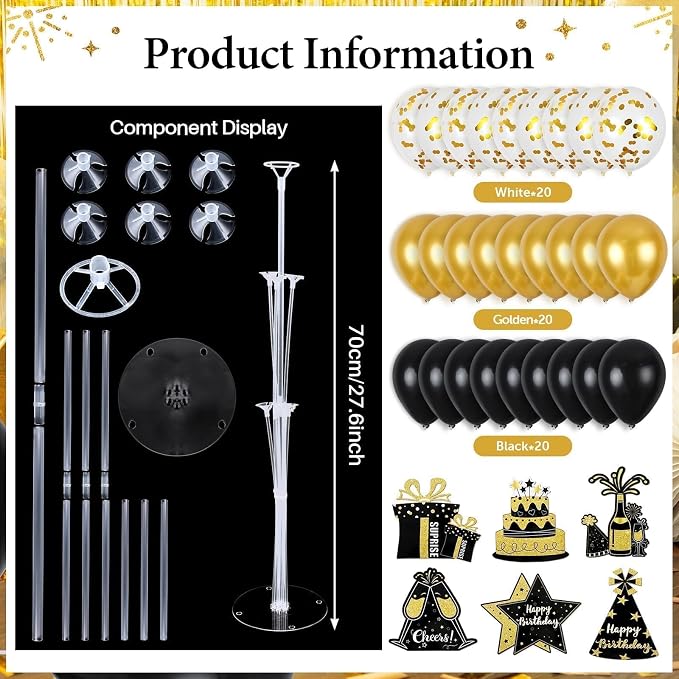 6 Sets Birthday Balloon Stand Kit - Image 3