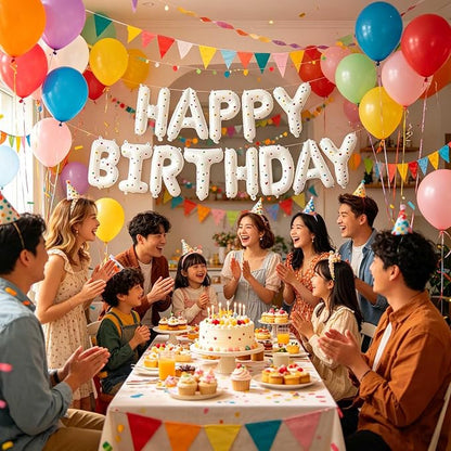 Happy Birthday Balloon Banner - Image 5