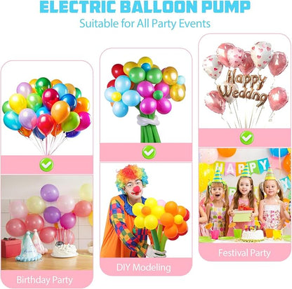 Biapian Balloon Pump Electric, 3-in-1 Portable Electric Air Pump - Image 3