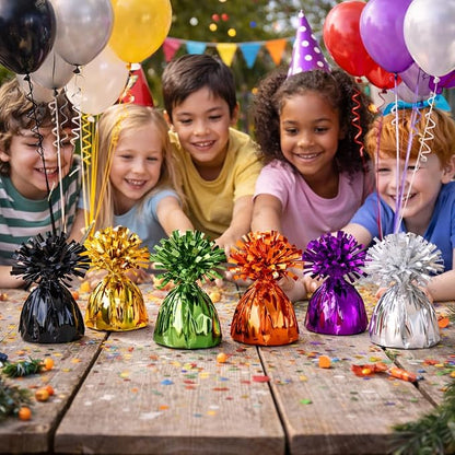 ROYALHOUSE Metallic Wrapped Balloon Weights - Image 8