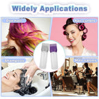 4 Pack Root Comb Applicator Bottle, Hair Oil Applicator, Oil Comb Applicator Bottle for Hair Dye Shampoos Hair Salons (Purple+Red+Grey+Green)