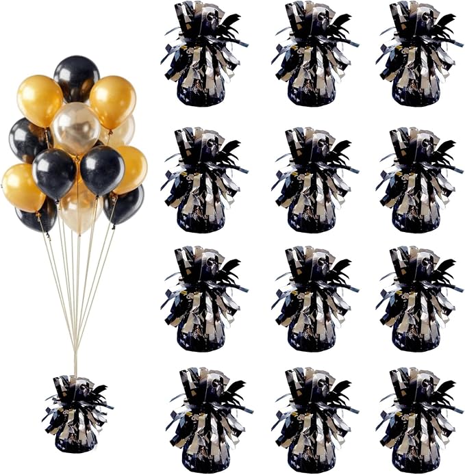 Balloon Weights, 12 Pieces, Weight 0.36Lb | Aluminum Foil, Suitable by Unknown